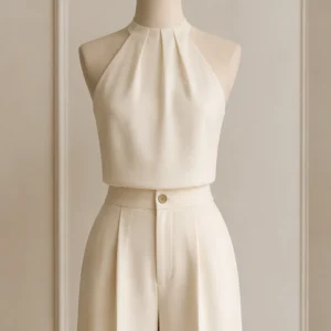 Conjunto Blanco Estructurado – Elegancia Atemporal